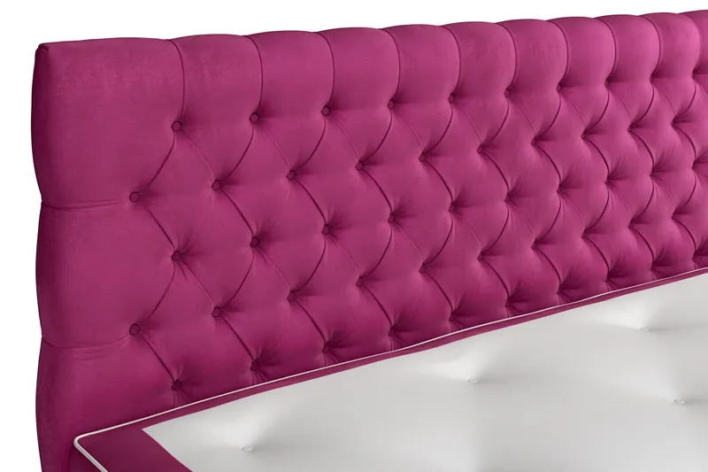 Celine Sängpaket 180x200 cm - Rosa/Sammet - Möbler - Säng - Kontinentalsäng