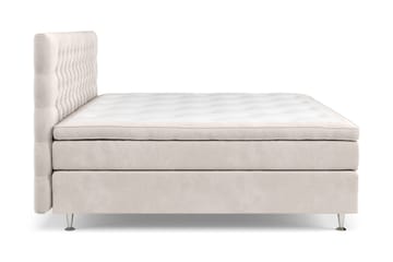 Celine Sängpaket 210x210cm - Beige/Sammet - Möbler - Säng - Komplett sängpaket