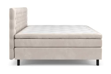 Celine Sängpaket 210x210cm - Beige/Sammet - Möbler - Säng - Komplett sängpaket