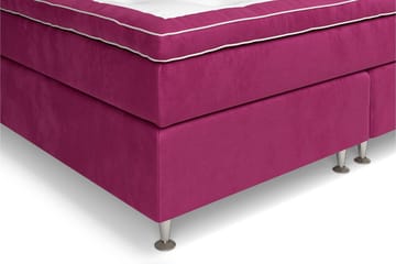 Celine Sängpaket 210x210cm - Rosa/Sammet - Möbler - Säng - Kontinentalsäng