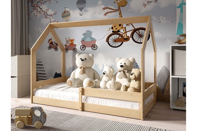 Cenon Sängram 80x160 cm - Brun - Möbler - Säng - Sängram & sängstomme