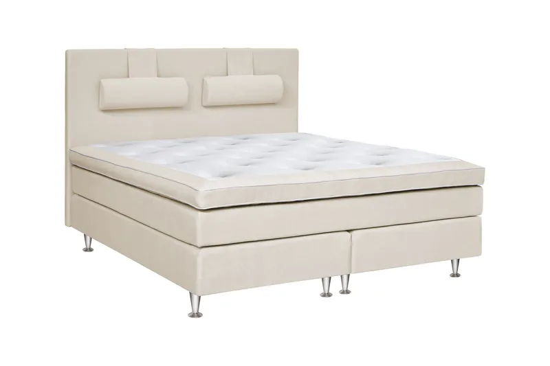 Charleston Kontinentalsäng 160x200 Fast Valbar Malaga, Malaga Beige