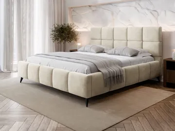 Cinerea Sängram med förvaring 140x200 cm - beige - Möbler - Säng - Sängram & sängstomme