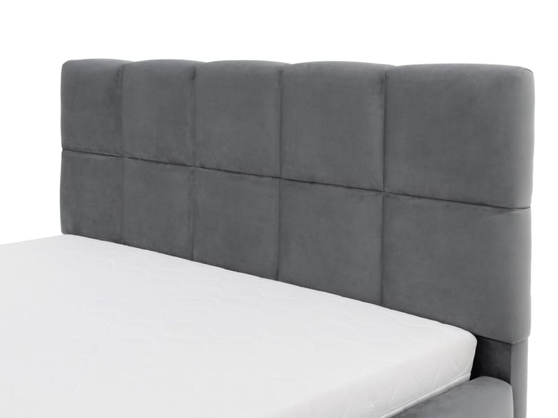 Cinerea Sängram med förvaring 180x200 cm - grå - Möbler - Säng - Sängram & sängstomme