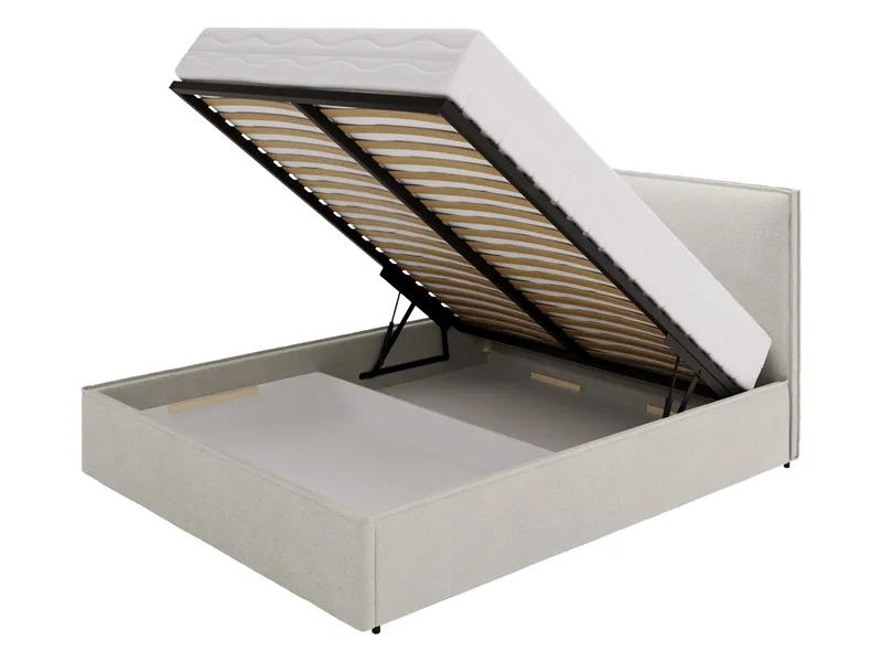 Cirencester Sängram 160x200 cm med Lyftförvaring - ljusgrå - Möbler - Säng - Sängram & sängstomme