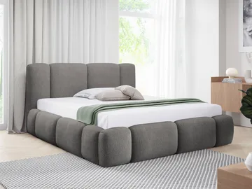 Cirencester Sängram med förvaring 160x200 cm - grå - Möbler - Säng - Sängram & sängstomme