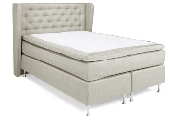 Cloud Komplett Sängpaket 140x200 - Med Sidor Beige/Vit - Möbler - Säng - Komplett sängpaket