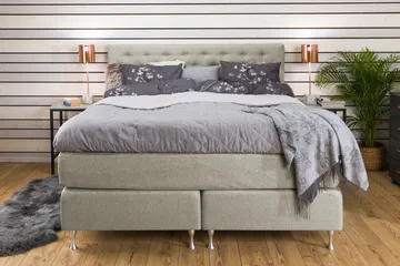 Cloud Komplett Sängpaket 160x200 - Beige - Möbler - Säng - Komplett sängpaket