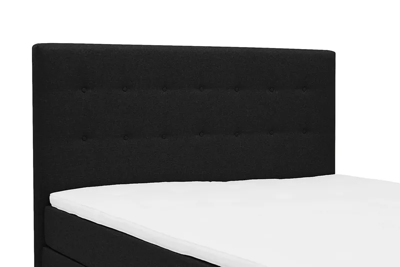 complete continental bed Basic Home Dream Black 160x200 With headboard - Svart - Möbler - Säng - Kontinentalsäng