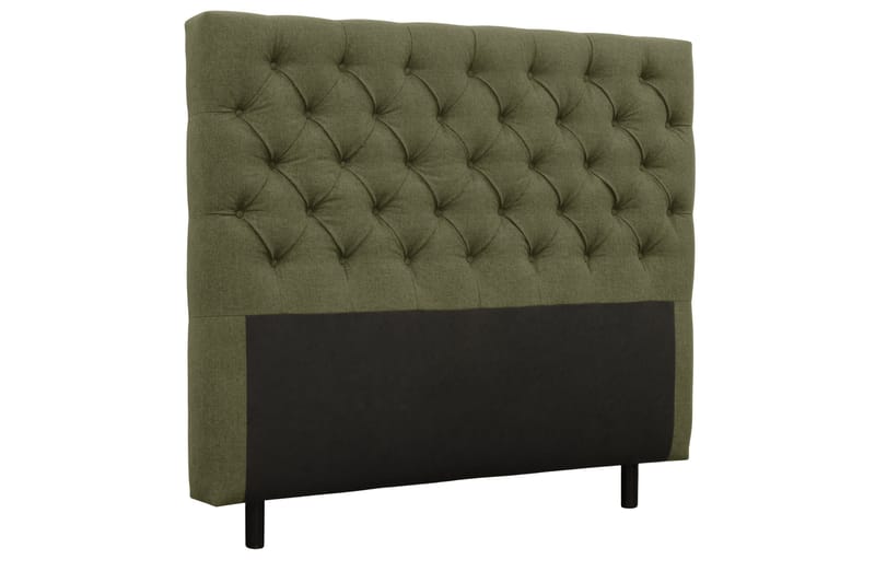Coral Komplett Sängpaket – Kontinentalsäng 140x200 cm i Tyg med Sänggavel + Bäddmadrass - Grön - Möbler - Säng - Komplett sängpaket
