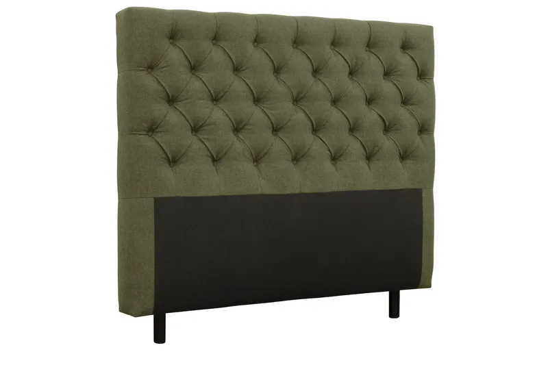 Coral Komplett Sängpaket – Kontinentalsäng 160x200 cm i Tyg med Sänggavel + Bäddmadrass - Grön - Möbler - Säng - Komplett sängpaket