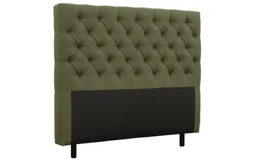 Coral Komplett Sängpaket – Kontinentalsäng 180x200 cm i Tyg med Sänggavel + Bäddmadrass - Grön - Möbler - Säng - Komplett sängpaket