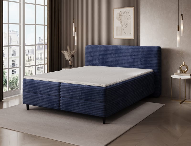 Cortiko Sängpaket Kontinentalsäng med förvaring 140x200 cm - svart - Möbler - Säng - Kontinentalsäng