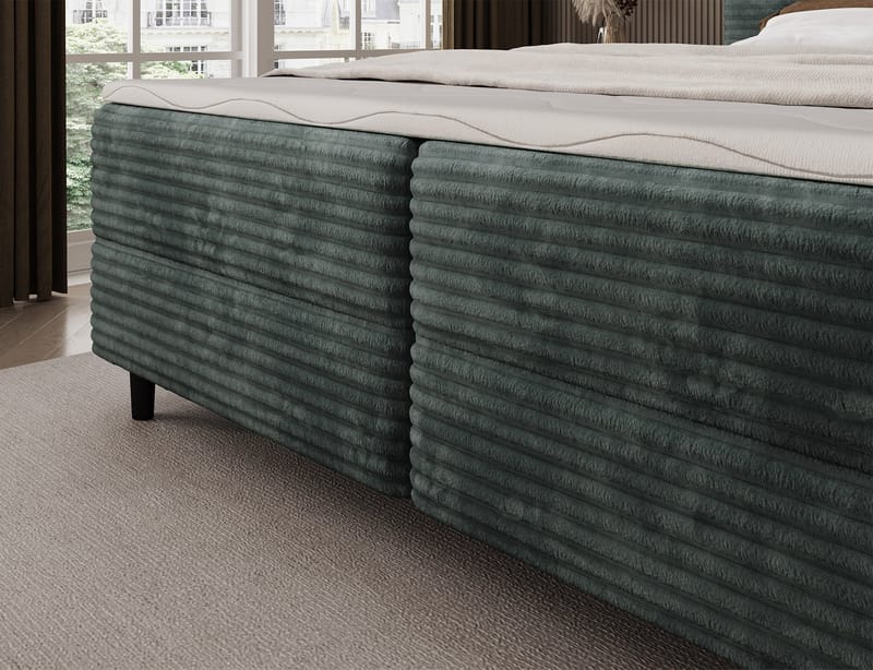 Cortiko Sängpaket Kontinentalsäng med förvaring 180x200 cm - svart - Möbler - Säng - Kontinentalsäng