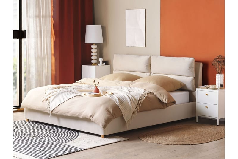 Daxxon Sängram 180x200 cm - Beige - Möbler - Säng - Sängram & sängstomme