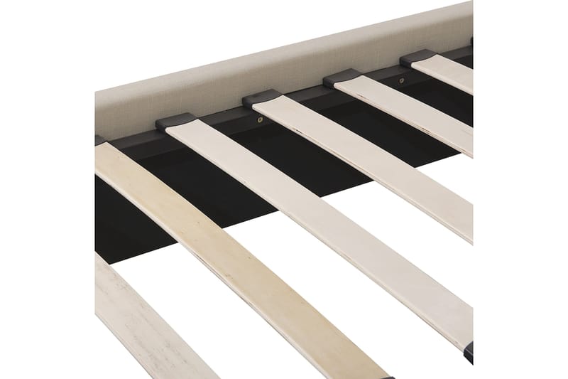 Deagan Sängram 140x200 cm - Beige/Mörkt trä - Möbler - Säng - Sängram & sängstomme