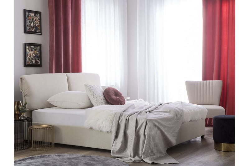 Deagan Vattensäng 160x200 cm - Beige/Mörkt trä - Möbler - Säng - Vattensängar