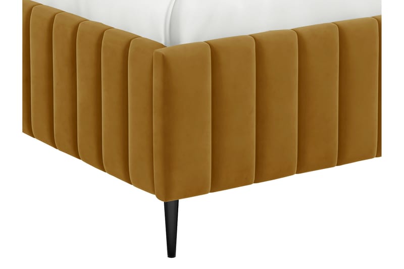 Desio Förvaringssäng 140x200 cm - Beige - Möbler - Säng - Sängram & sängstomme