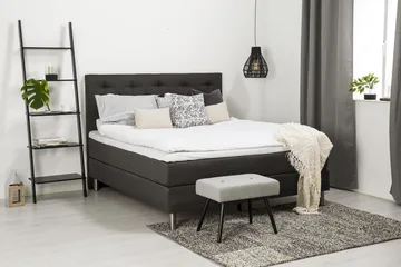 Diplomat Komplett Sängpaket 160x200 - Mörkgrå - Möbler - Säng - Kontinentalsäng