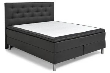 Diplomat Komplett Sängpaket 180x200 - Mörkgrå - Möbler - Säng - Komplett sängpaket