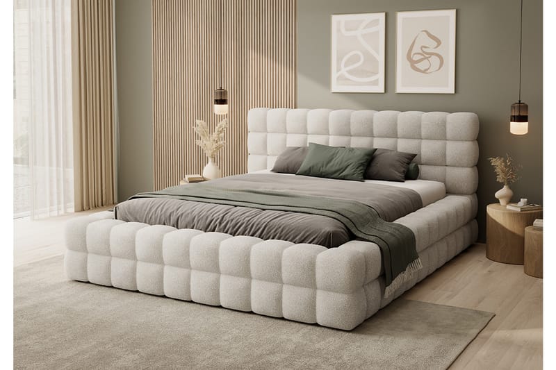 Dizzle Sängram 140x200 cm - Beige - Möbler - Säng - Sängram & sängstomme