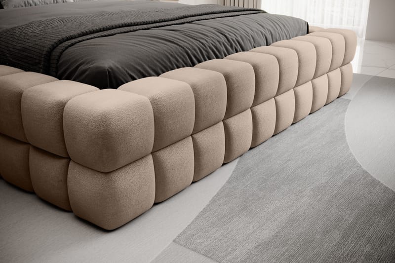 Dizzle Sängram 140x200 cm - Beige - Möbler - Säng - Sängram & sängstomme