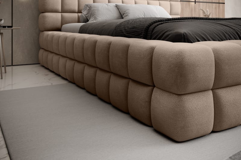 Dizzle Sängram 140x200 cm - Beige - Möbler - Säng - Sängram & sängstomme
