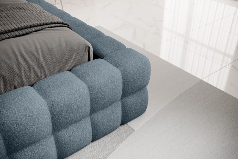 Dizzle Sängram 140x200 cm - Blå - Möbler - Säng - Sängram & sängstomme