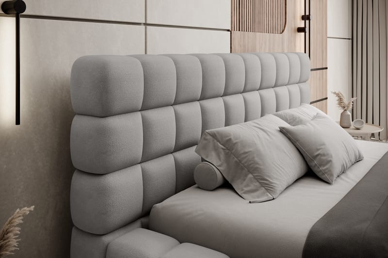 Dizzle Sängram 140x200 cm - Grå - Möbler - Säng - Sängram & sängstomme