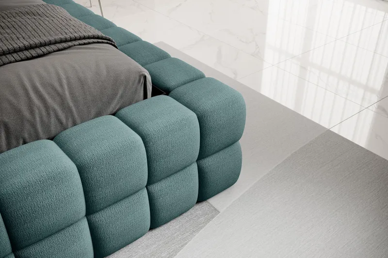 Dizzle Sängram 140x200 cm - Grön - Möbler - Säng - Sängram & sängstomme