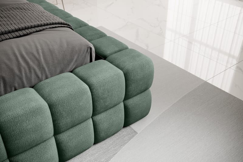 Dizzle Sängram 140x200 cm - Grön - Möbler - Säng - Sängram & sängstomme