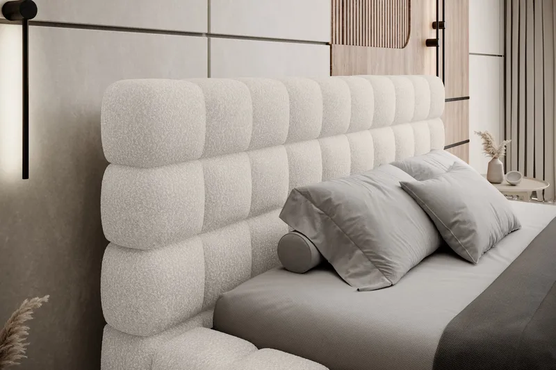 Dizzle Sängram 140x200 cm - Vit - Möbler - Säng - Sängram & sängstomme