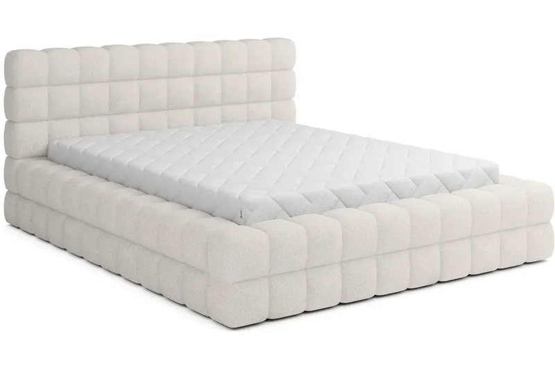 Dizzle Sängram 140x200 cm - Vit - Möbler - Säng - Sängram & sängstomme