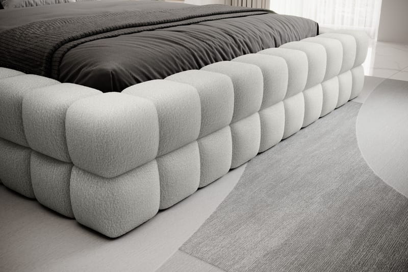 Dizzle Sängram 140x200 cm - Vit - Möbler - Säng - Sängram & sängstomme