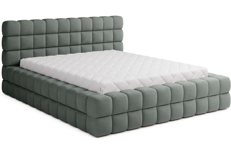 Dizzle Sängram 180x200 cm - Grön - Möbler - Säng - Sängram & sängstomme