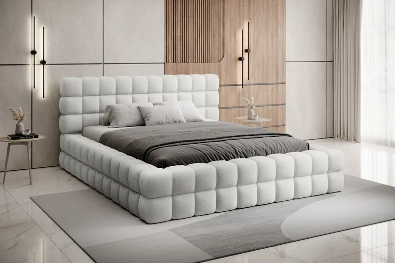 Dizzle Sängram 180x200 cm - Vit - Möbler - Säng - Sängram & sängstomme