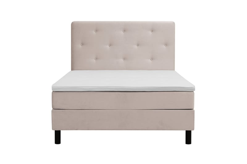 Dream Komplett Sängpaket 120x200 cm Assymetriska knappar - Beige - Möbler - Säng - Komplett sängpaket