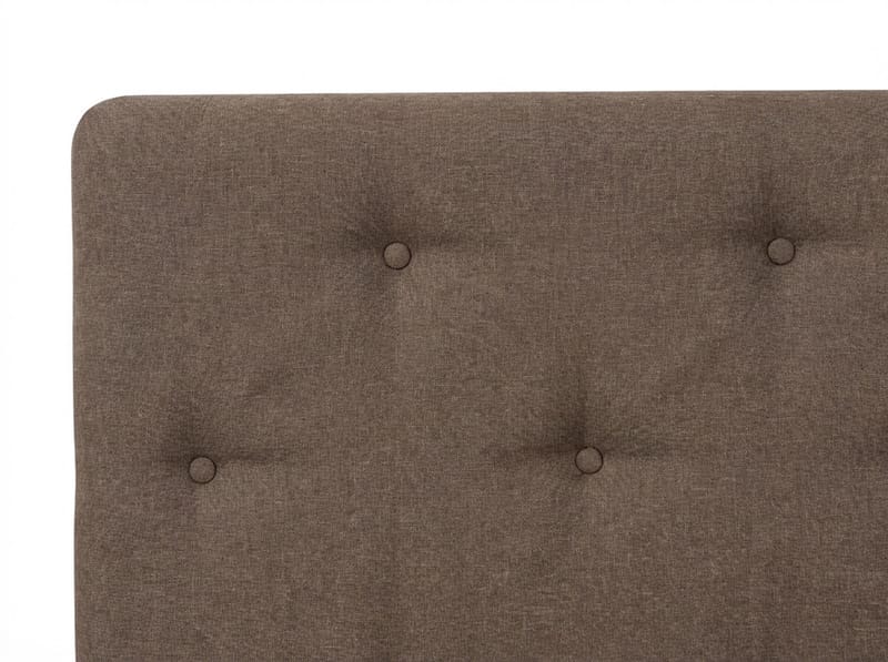 Dream Komplett Sängpaket 120x200 cm Assymetriska knappar - Brun - Möbler - Säng - Kontinentalsäng