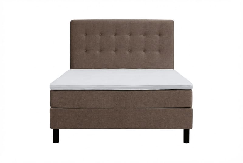 Dream Komplett Sängpaket 120x200 cm Knappar - Brun - Möbler - Säng - Kontinentalsäng