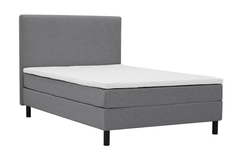 Dream Komplett Sängpaket 120x200 cm Slät Sänggavel - Grå - Möbler - Säng - Kontinentalsäng