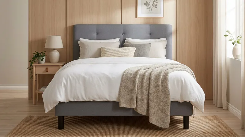 Dream Komplett Sängpaket 140 cm Sänggavel 2 Sawana 21 - Grå - Möbler - Säng - Kontinentalsäng