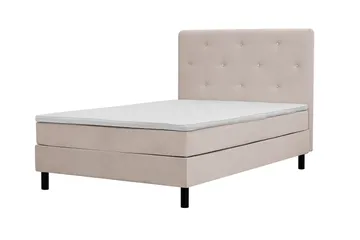 Dream Komplett Sängpaket 140x200 cm Assymetriska knappar - Beige - Möbler - Säng - Komplett sängpaket