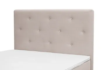 Dream Komplett Sängpaket 140x200 cm Assymetriska knappar - Beige - Möbler - Säng - Komplett sängpaket