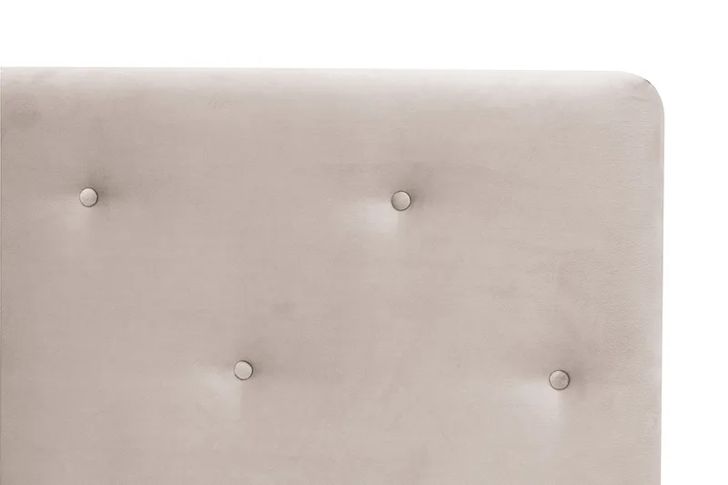 Dream Komplett Sängpaket 140x200 cm Assymetriska knappar - Beige - Möbler - Säng - Kontinentalsäng