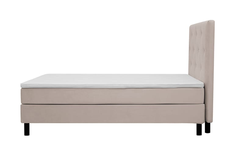 Dream Komplett Sängpaket 140x200 cm Assymetriska knappar - Beige - Möbler - Säng - Komplett sängpaket