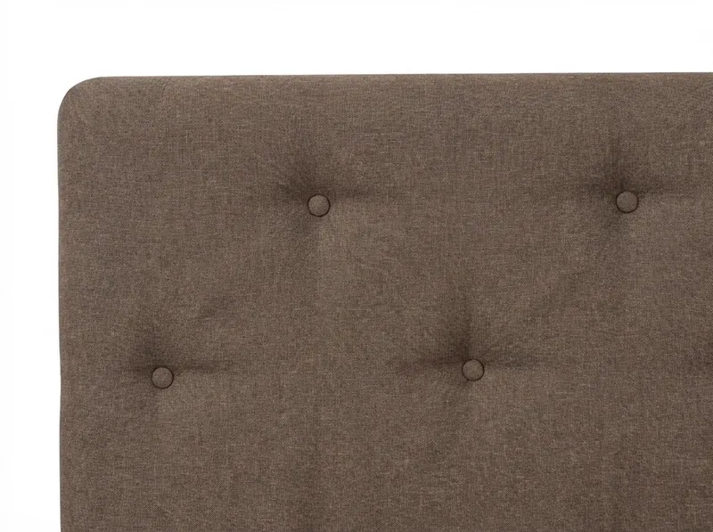 Dream Komplett Sängpaket 140x200 cm Assymetriska knappar - Brun - Möbler - Säng - Kontinentalsäng