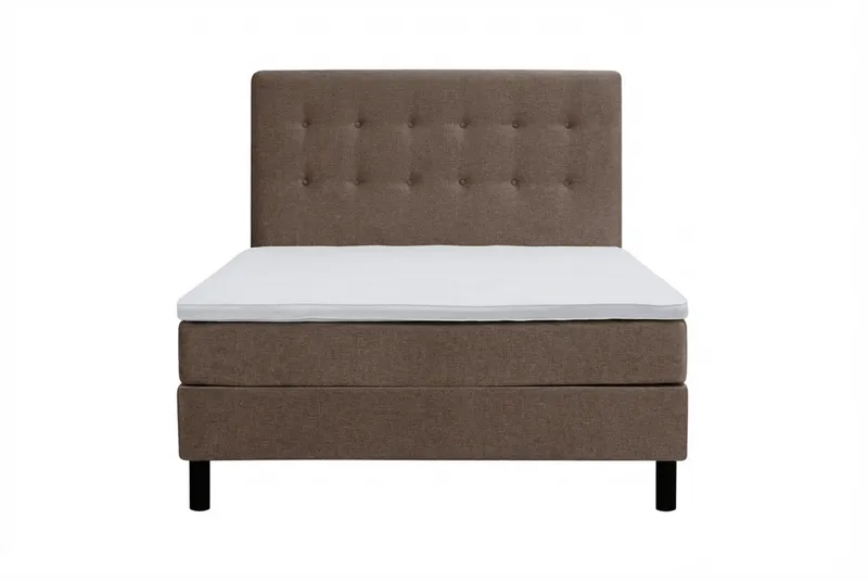 Dream Komplett Sängpaket 140x200 cm Knappar - Brun - Möbler - Säng - Kontinentalsäng