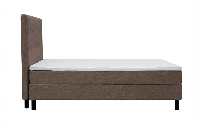 Dream Komplett Sängpaket 140x200 cm Knappar - Brun - Möbler - Säng - Kontinentalsäng