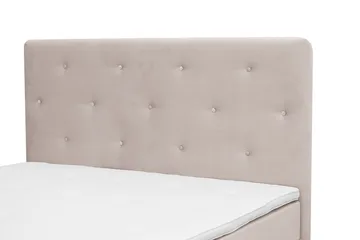 Dream Komplett Sängpaket 150x200 cm Assymetriska knappar - Beige - Möbler - Säng - Komplett sängpaket