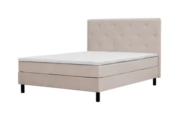 Dream Komplett Sängpaket 150x200 cm Assymetriska knappar - Beige - Möbler - Säng - Komplett sängpaket